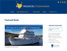 Tablet Screenshot of boatbrokers.com.au